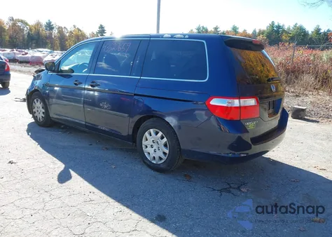 2007 Honda Odyssey Lx z USA, uszkodzony, nr VIN 5FNRL38217B027208